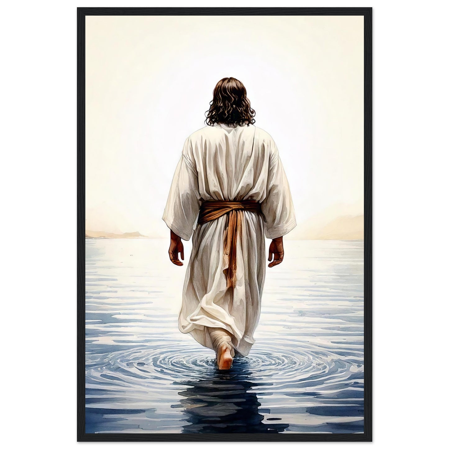 Walking on Water Framed Print - Masterpiece Print