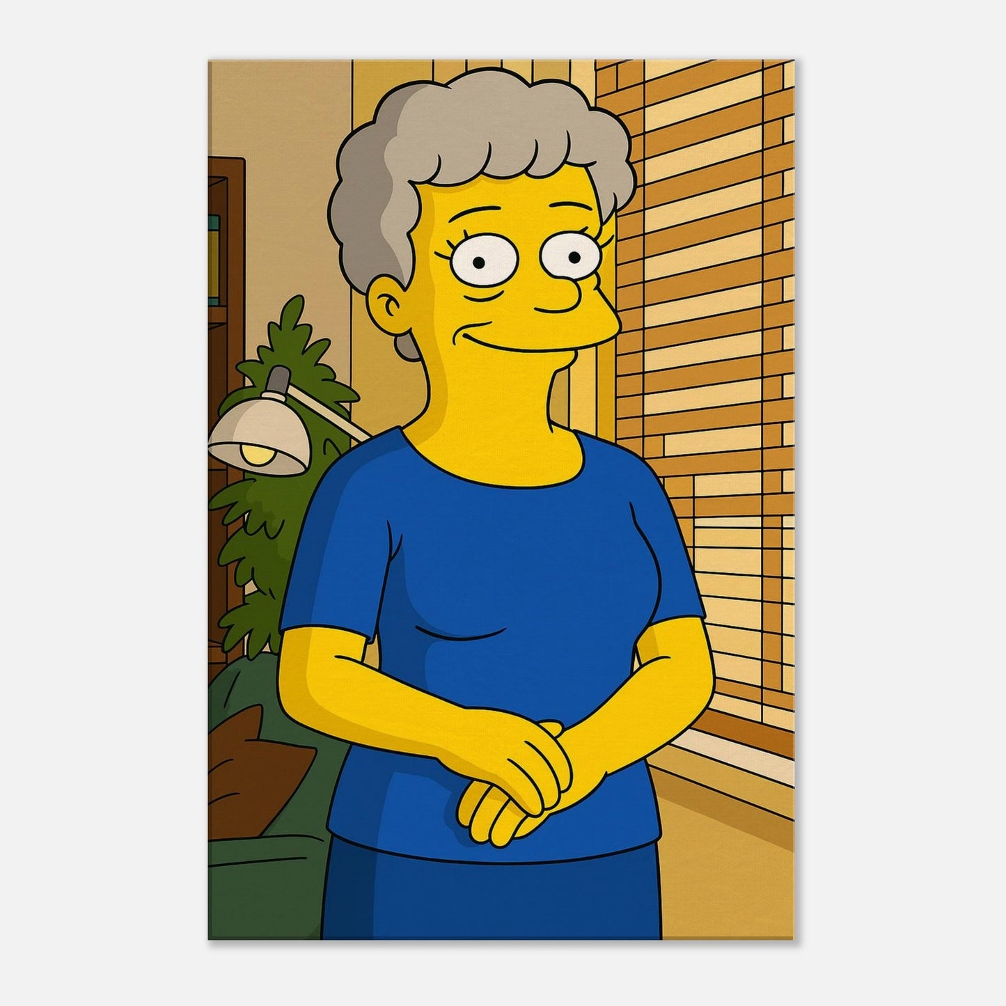 Personalized Mom Portrait – Canvas - Masterpiece Print