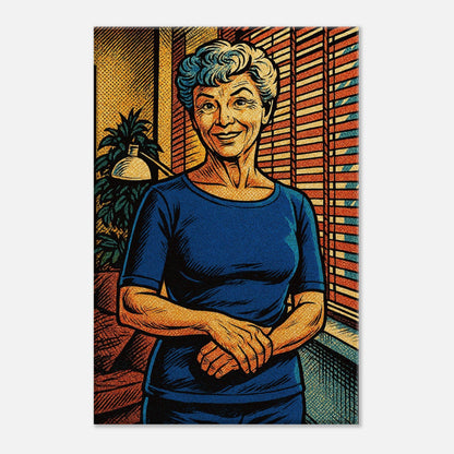 Personalized Mom Portrait – Canvas - Masterpiece Print