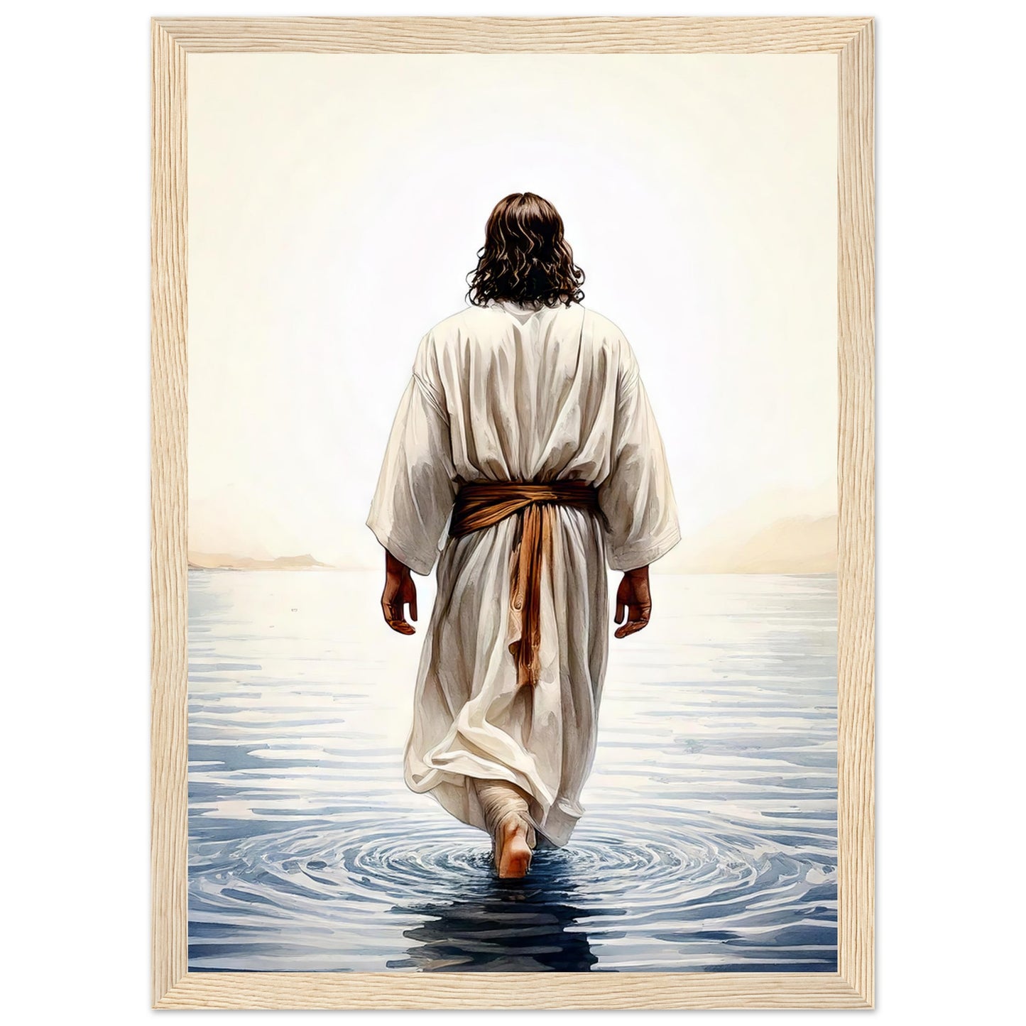 Walking on Water Framed Print - Masterpiece Print