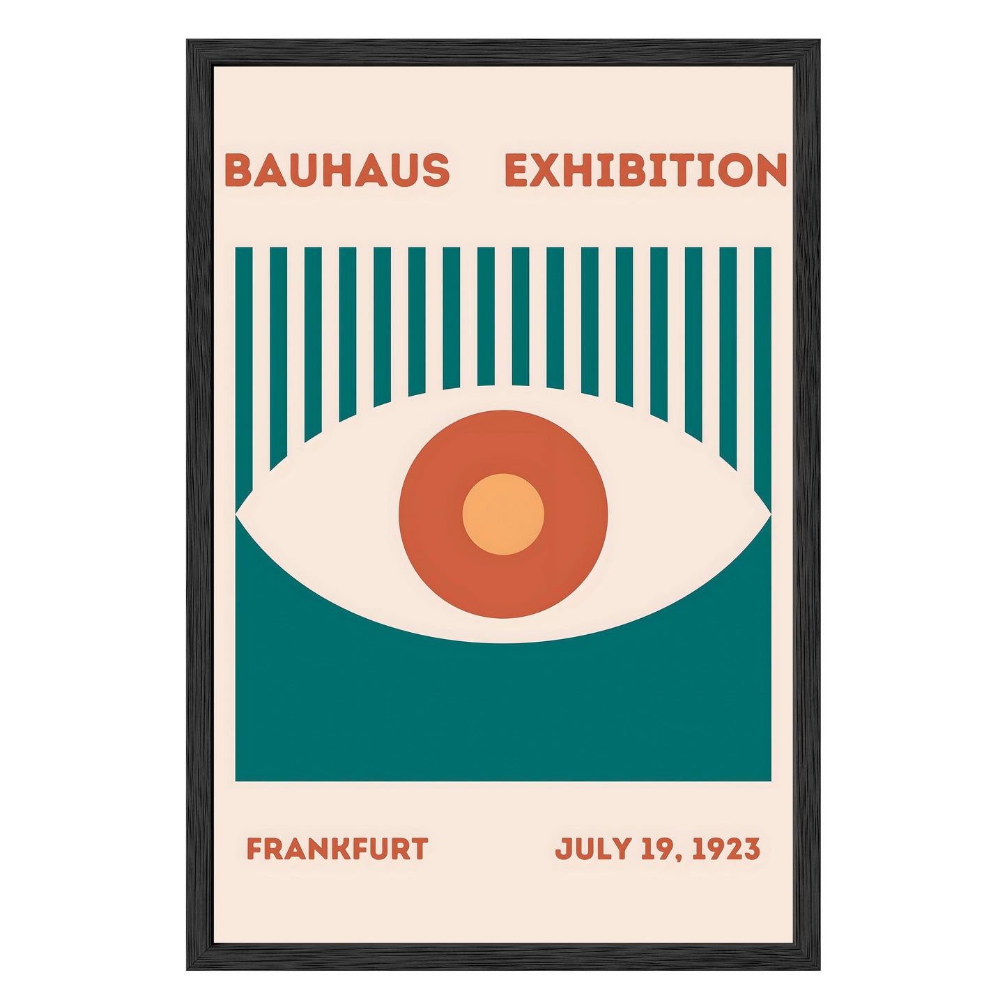 Bauhaus Eye Framed Print - Masterpiece Print