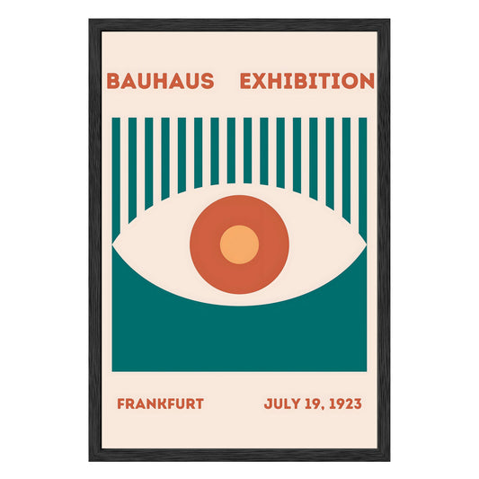 Bauhaus Eye Framed Print - Masterpiece Print