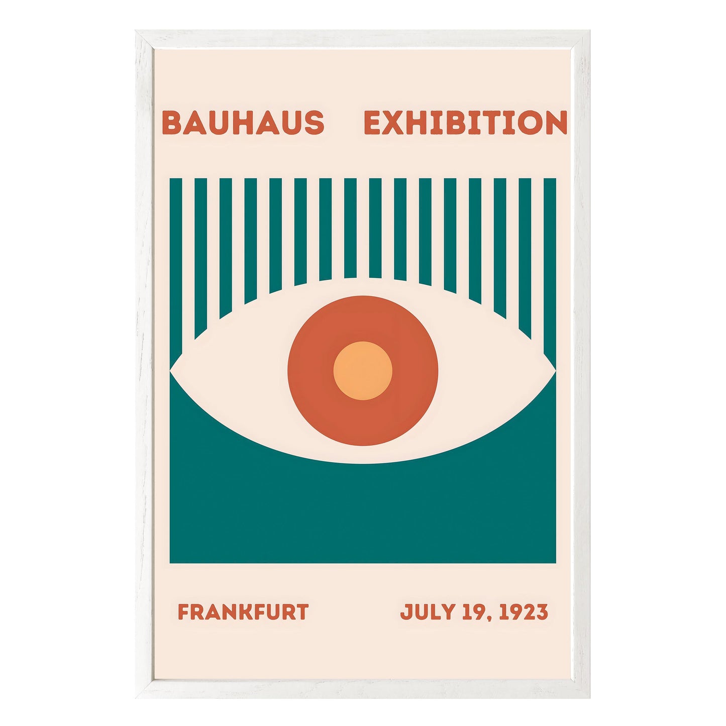 Bauhaus Eye Framed Print - Masterpiece Print