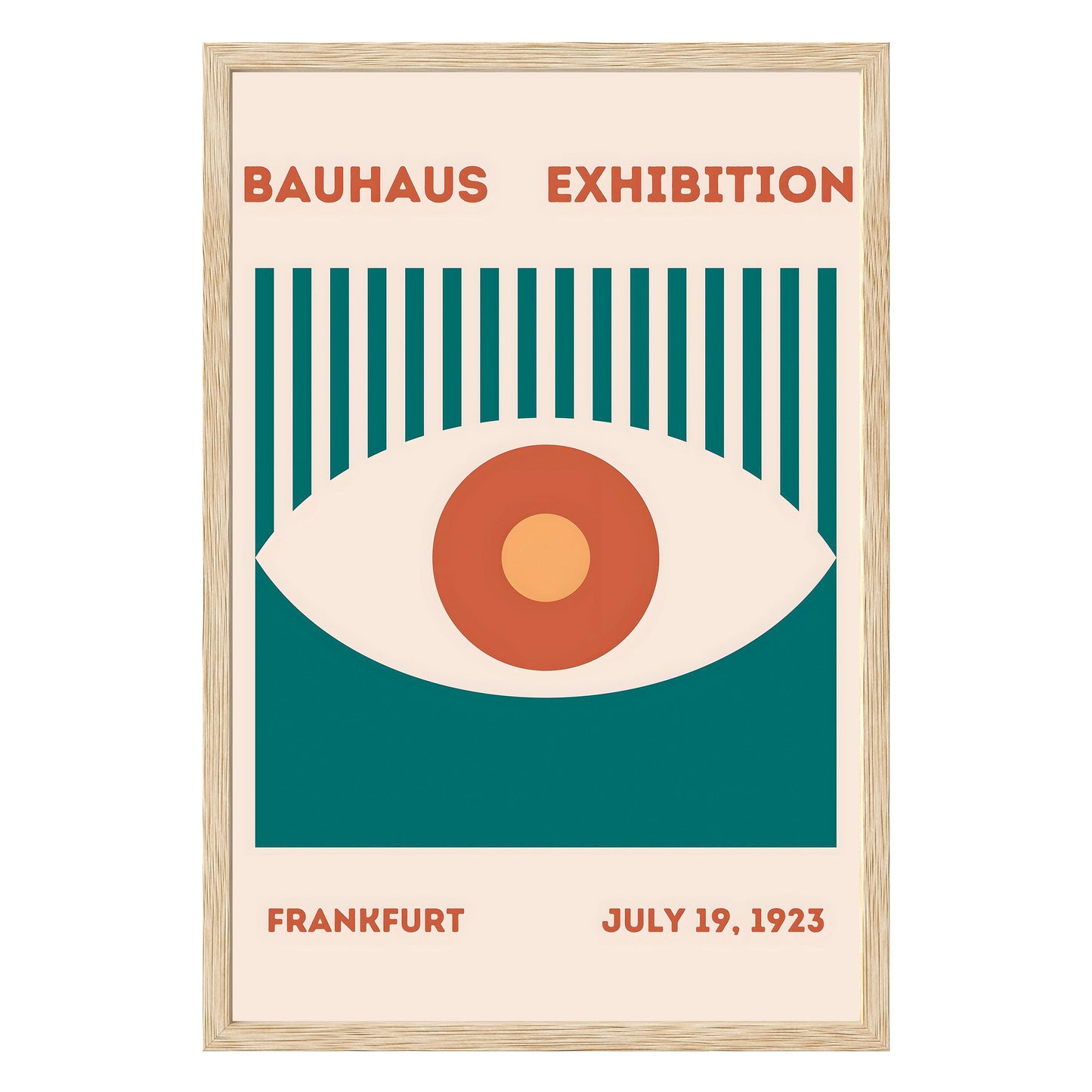 Bauhaus Eye Framed Print - Masterpiece Print