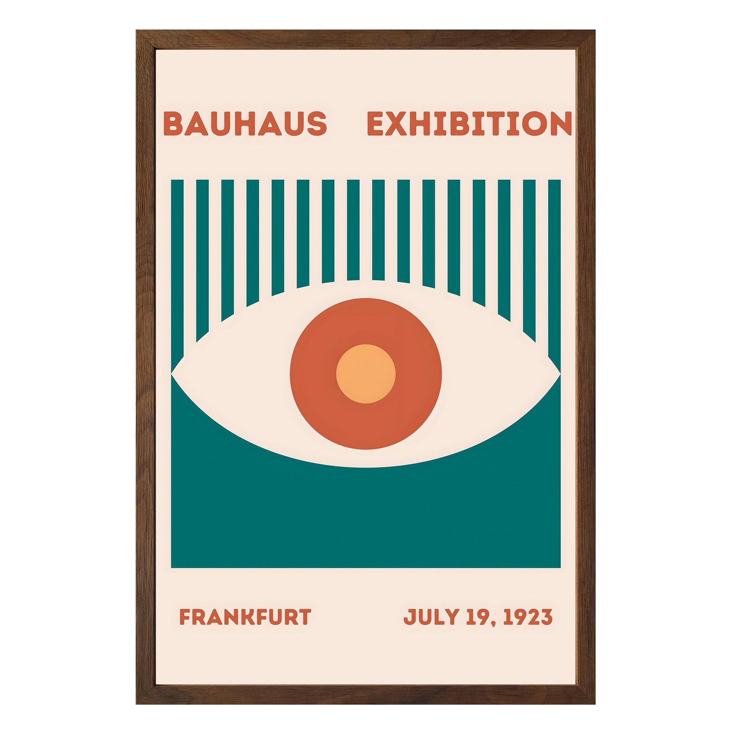 Bauhaus Eye Framed Print - Masterpiece Print