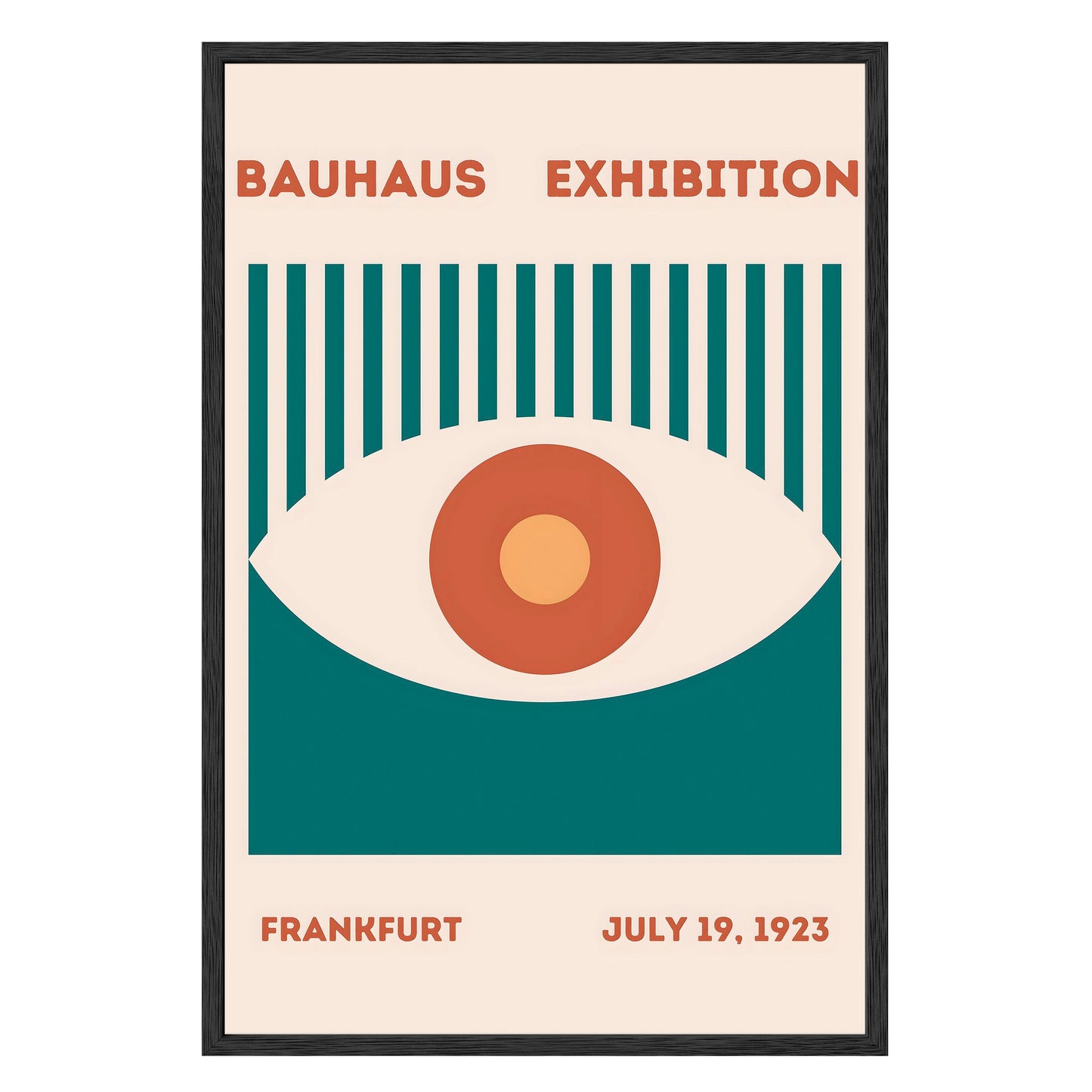 Bauhaus Eye Framed Print - Masterpiece Print