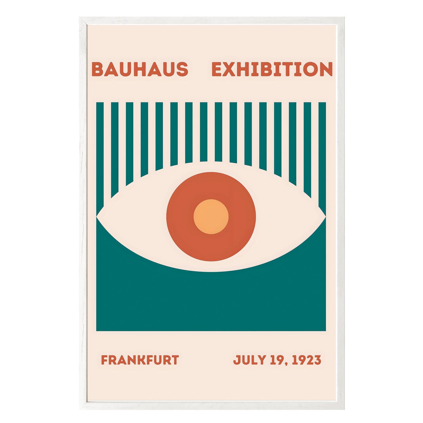 Bauhaus Eye Framed Print - Masterpiece Print