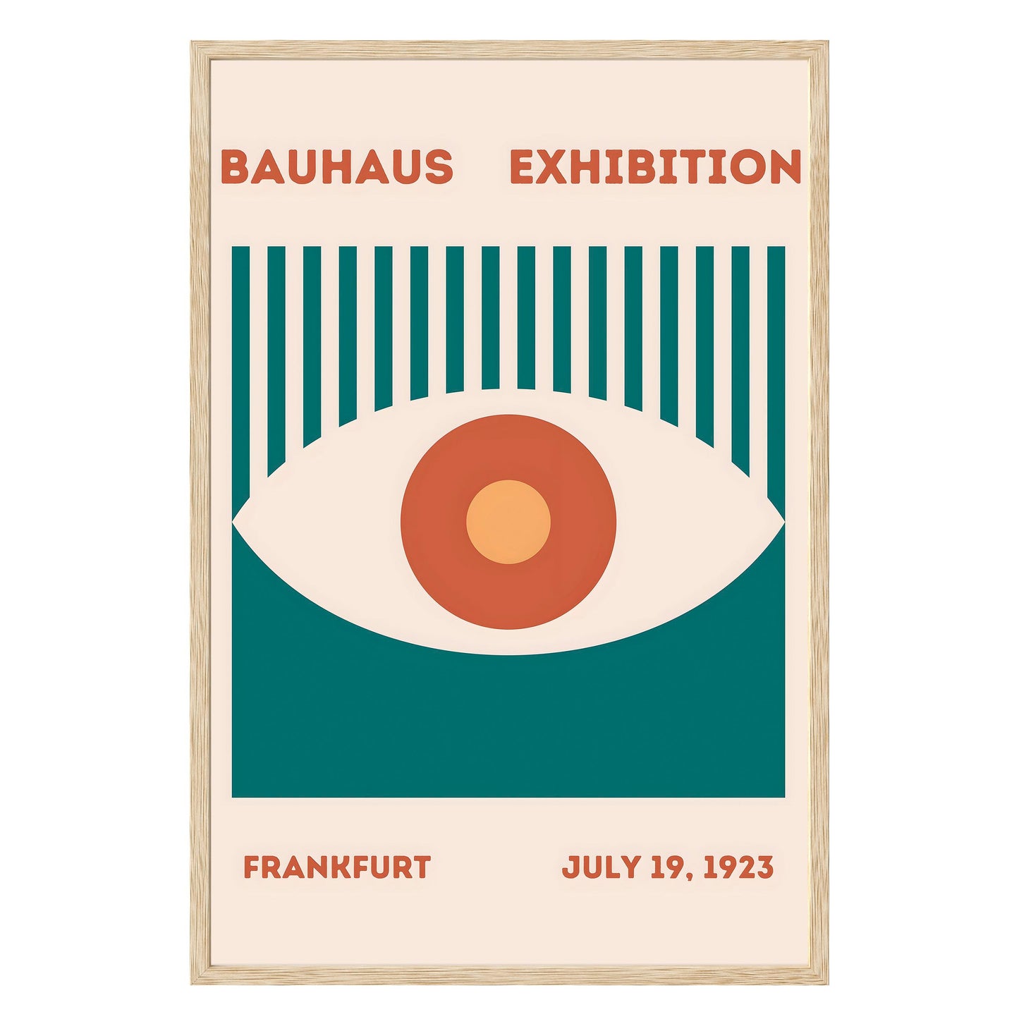 Bauhaus Eye Framed Print - Masterpiece Print