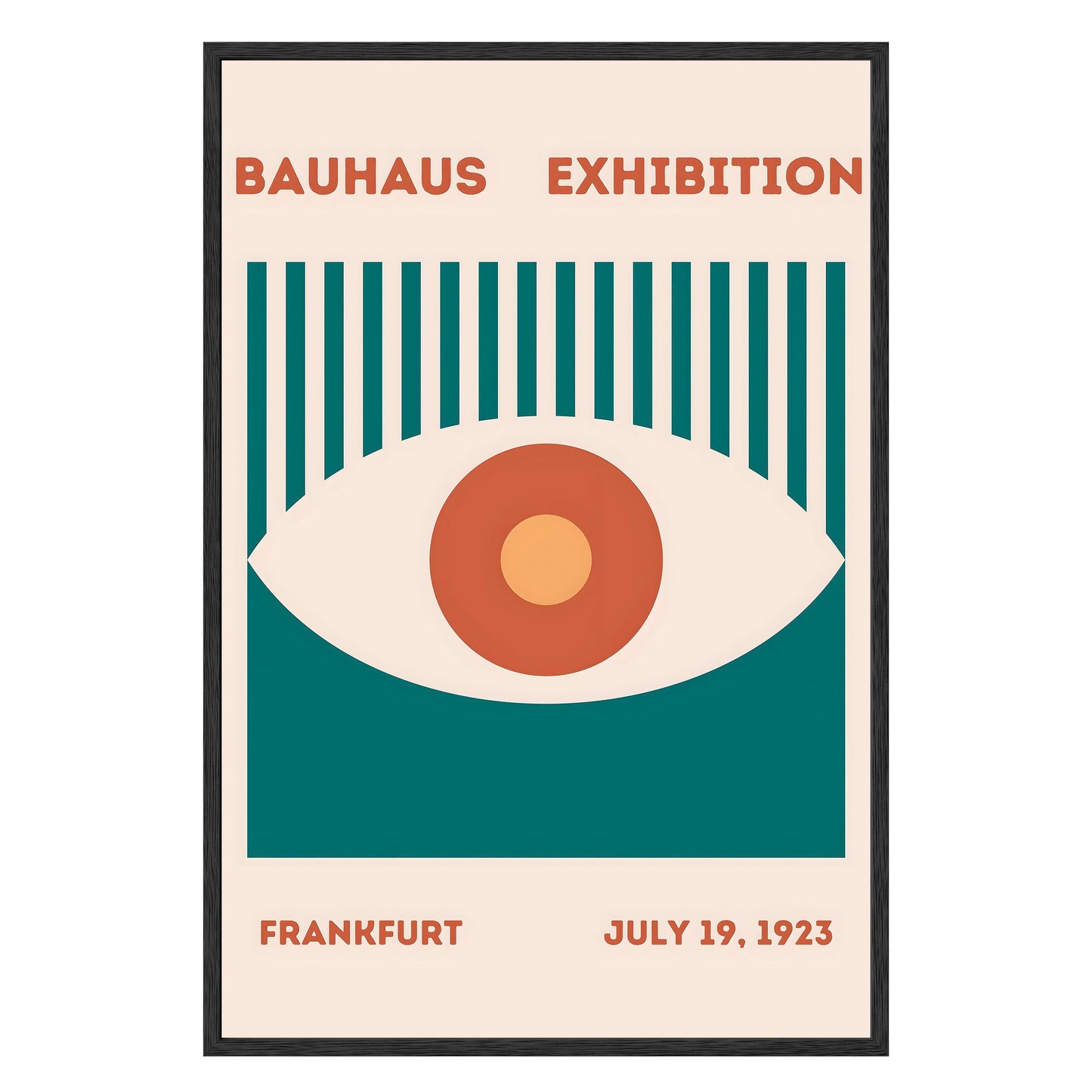 Bauhaus Eye Framed Print - Masterpiece Print