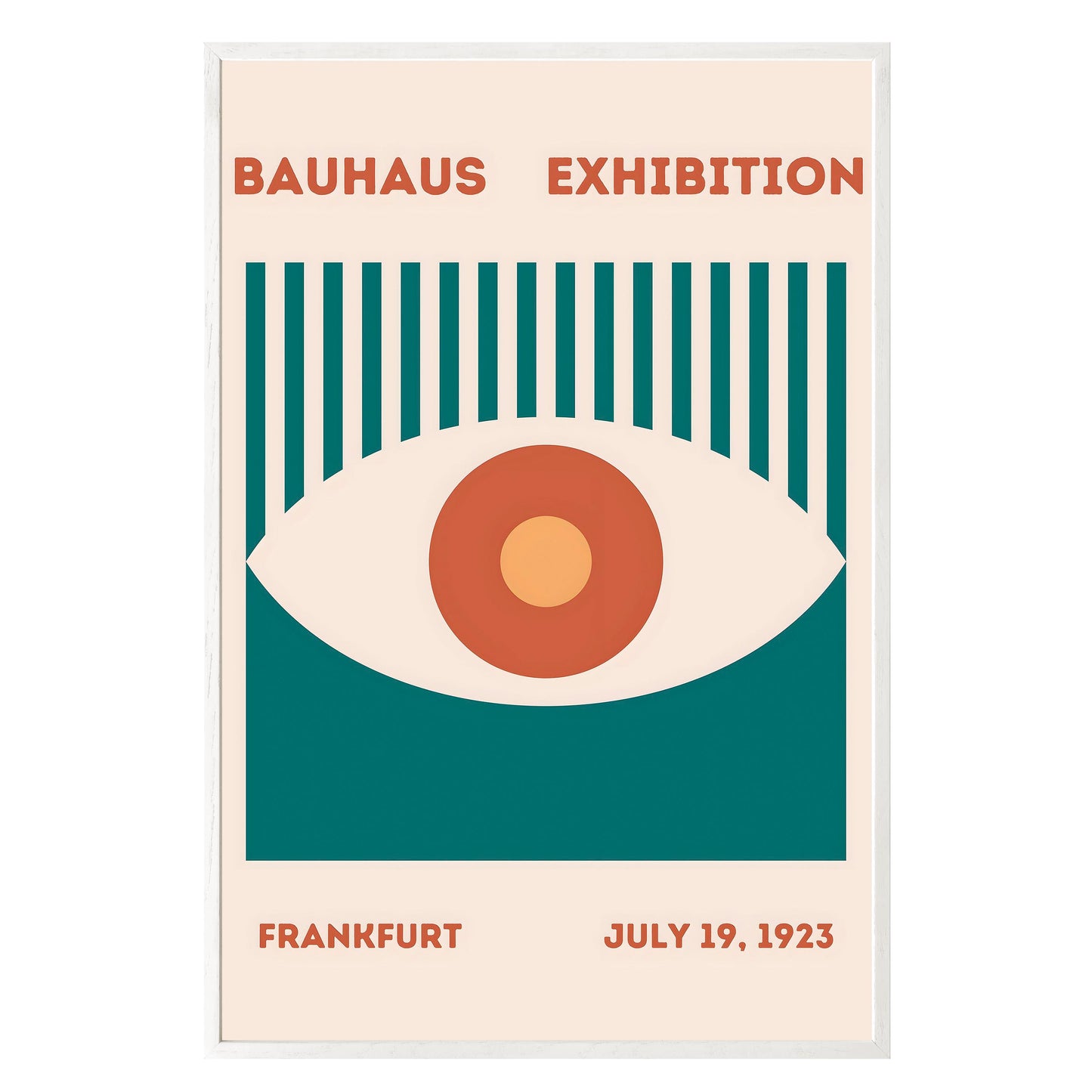 Bauhaus Eye Framed Print - Masterpiece Print