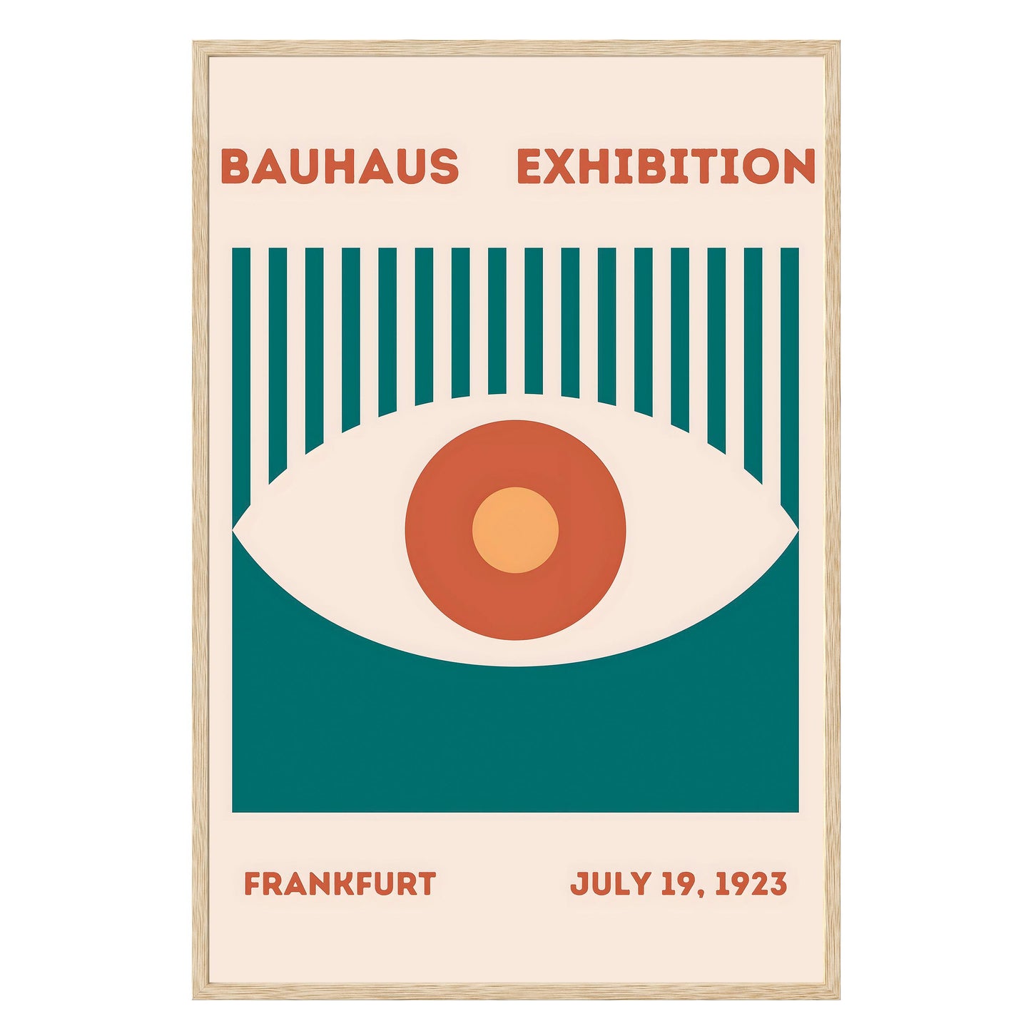 Bauhaus Eye Framed Print - Masterpiece Print