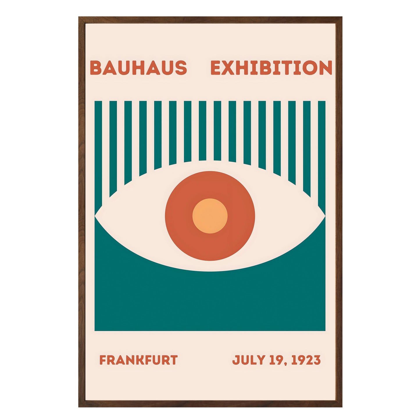 Bauhaus Eye Framed Print - Masterpiece Print