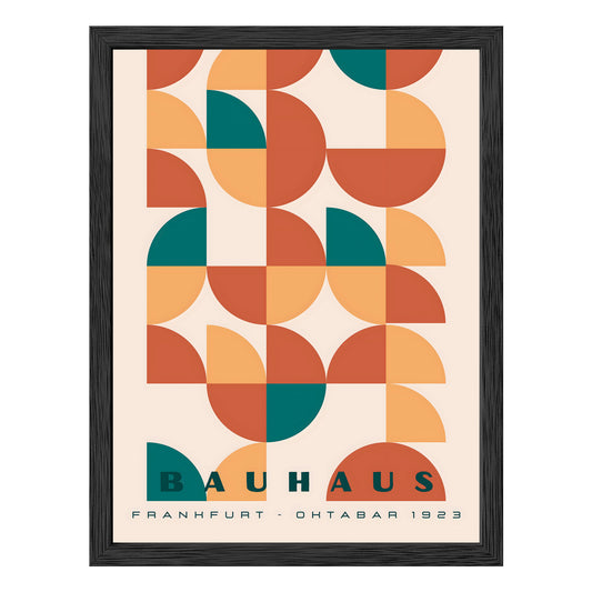 Bauhaus Balance Framed Print