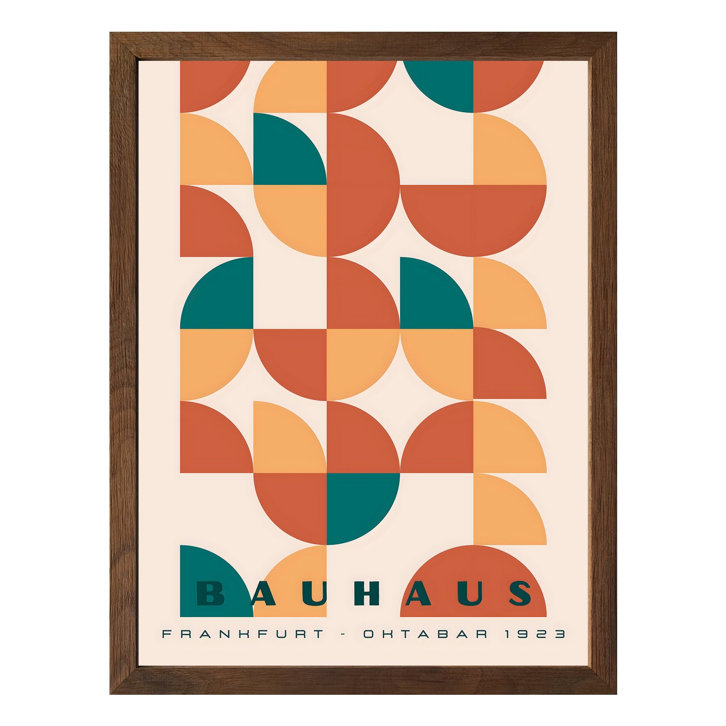 Bauhaus Balance Framed Print