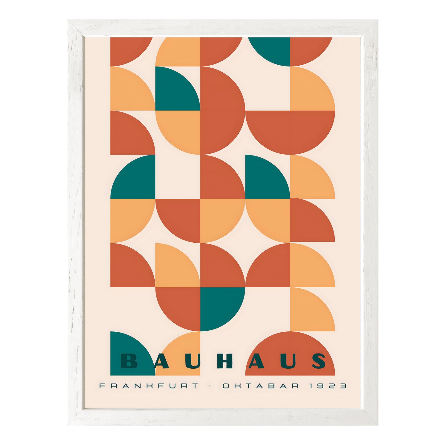 Bauhaus Balance Framed Print