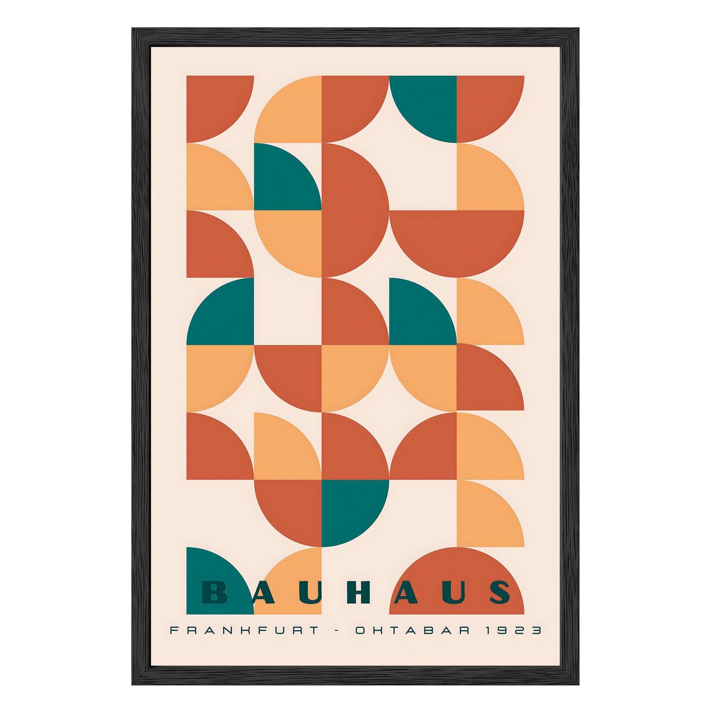 Bauhaus Balance Framed Print