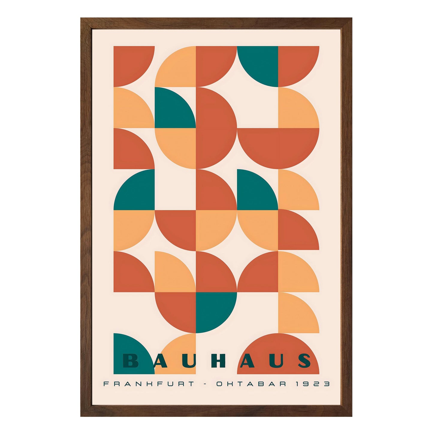 Bauhaus Balance Framed Print