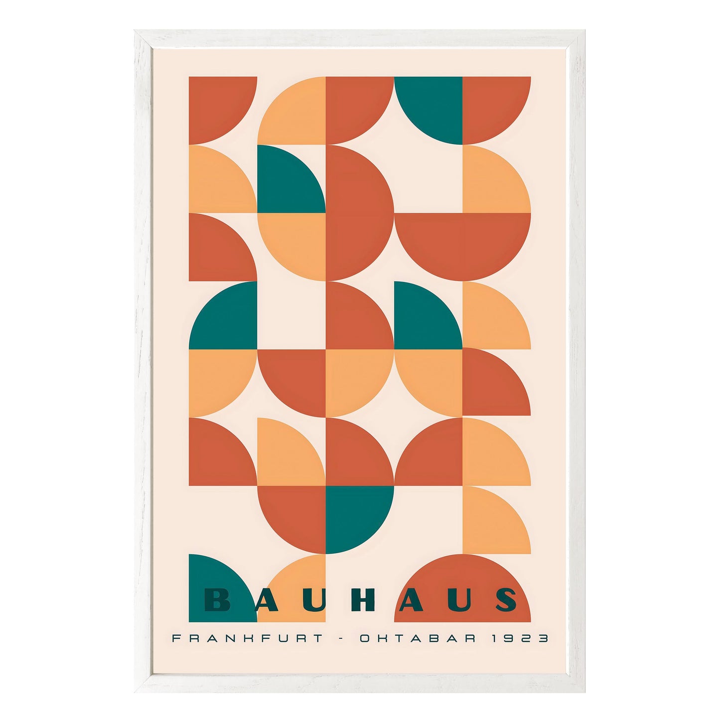 Bauhaus Balance Framed Print