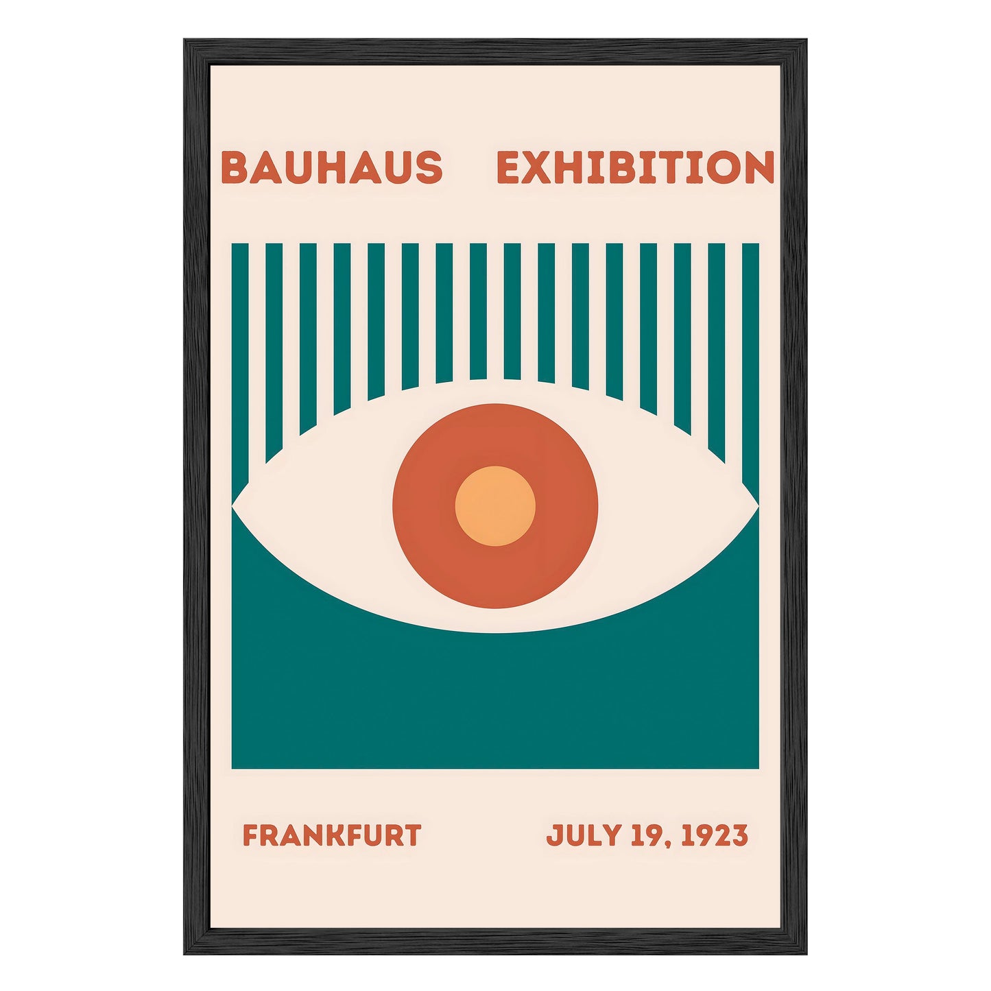 Bauhaus Eye Framed Print