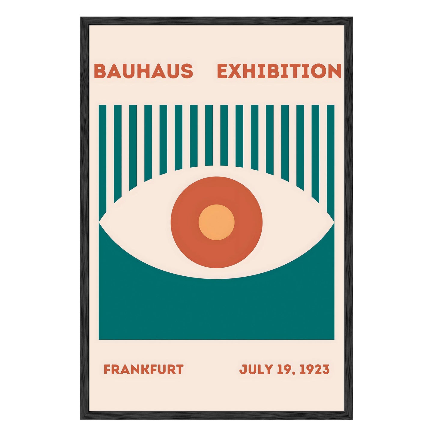 Bauhaus Eye Framed Print