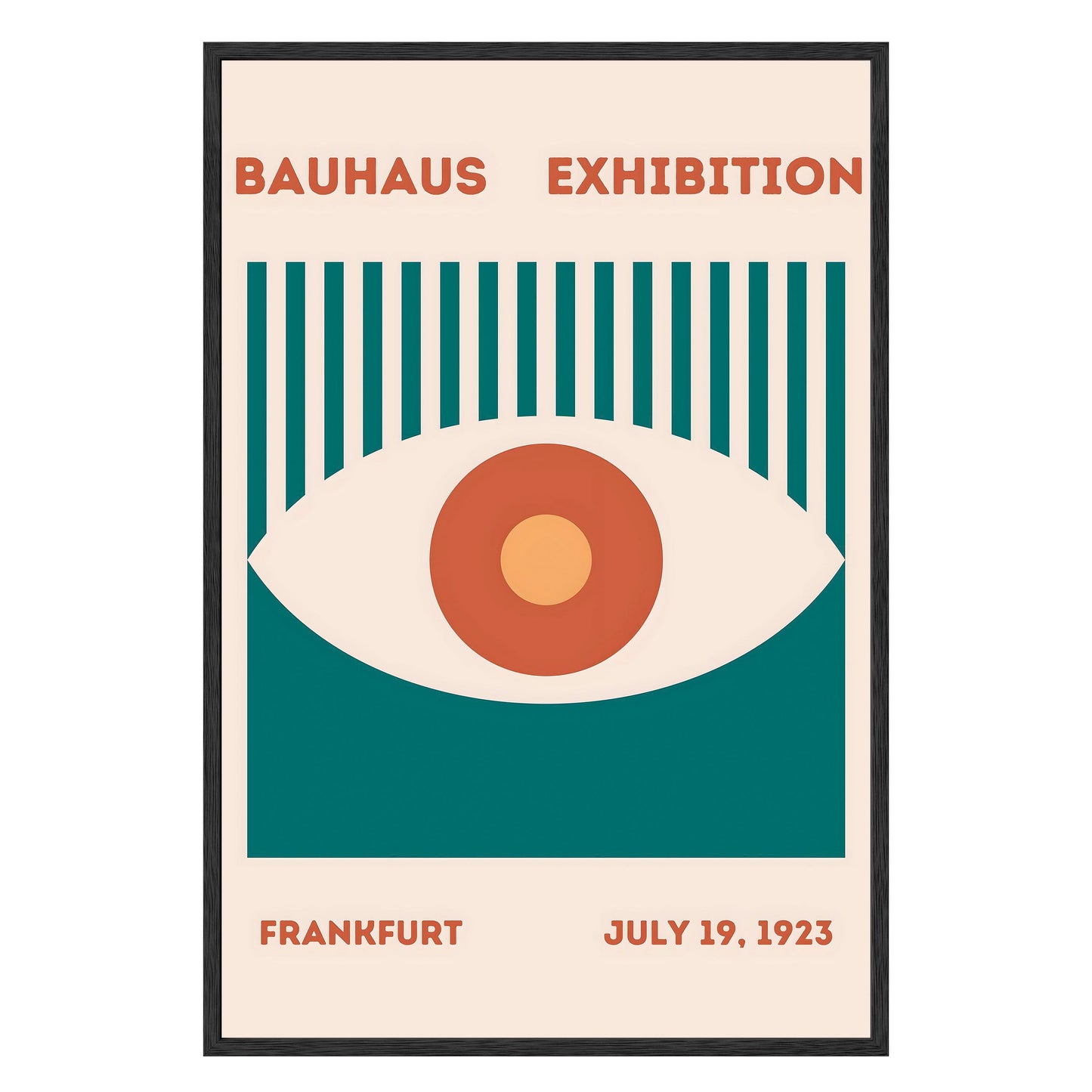 Bauhaus Eye Framed Print