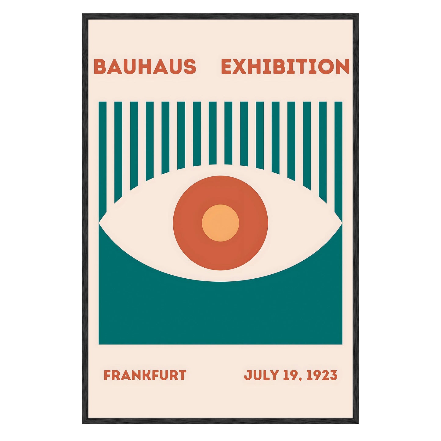 Bauhaus Eye Framed Print