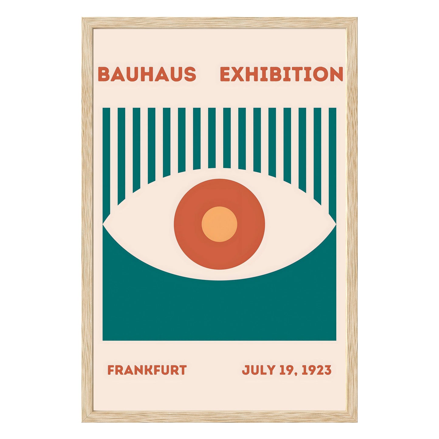 Bauhaus Eye Framed Print