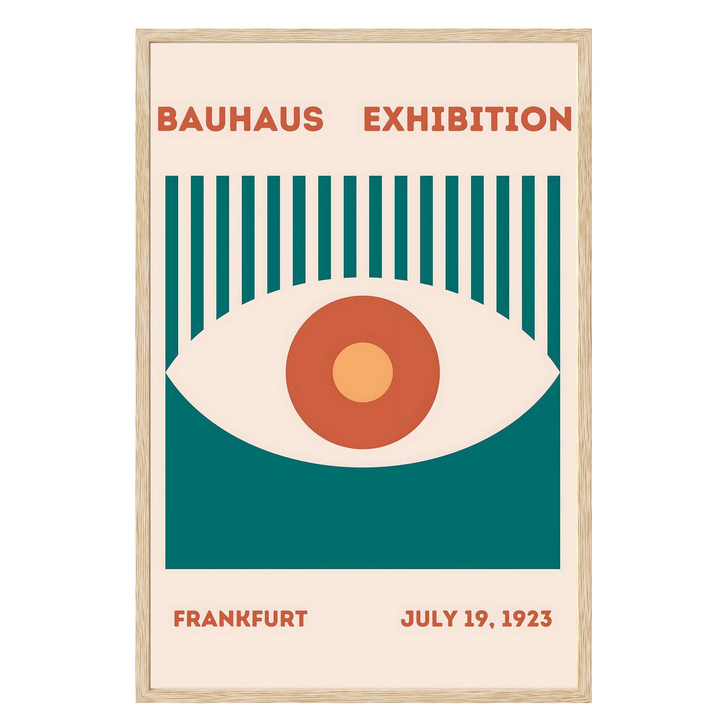 Bauhaus Eye Framed Print