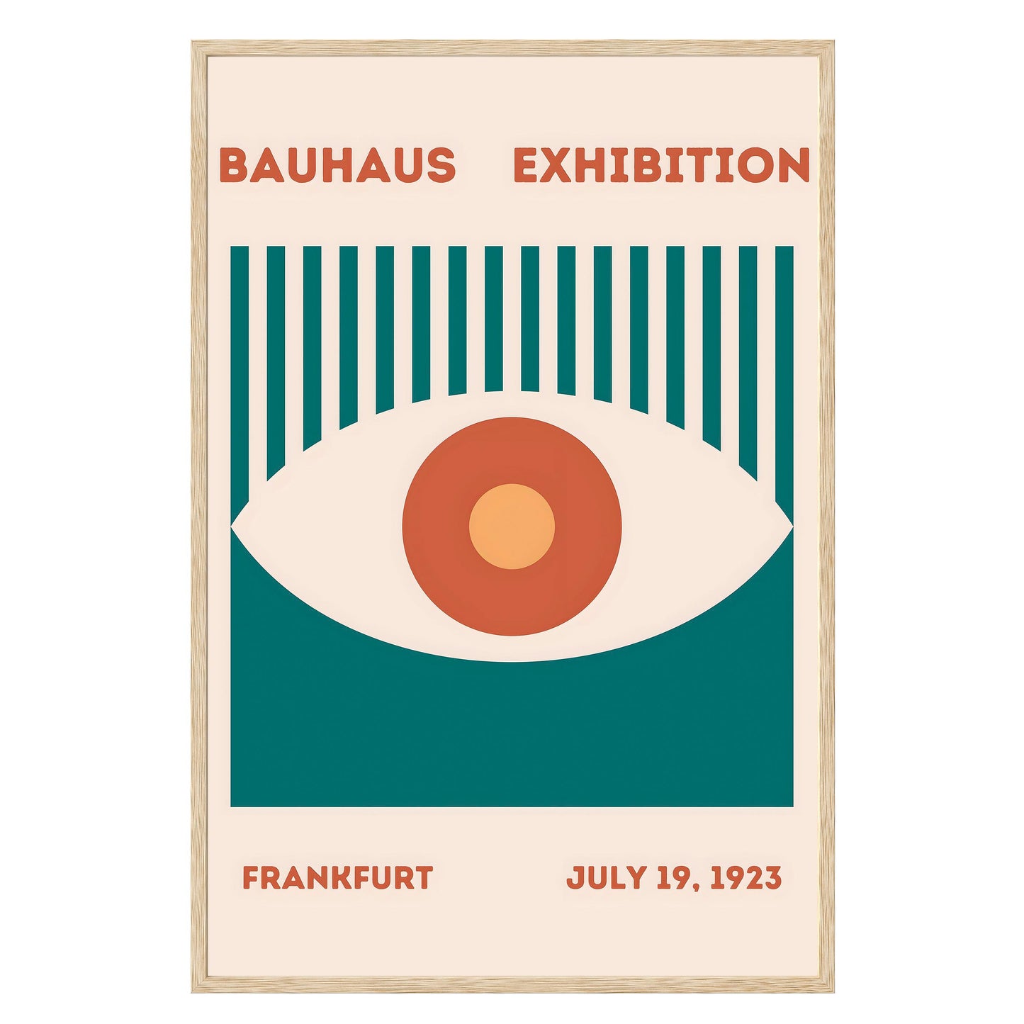 Bauhaus Eye Framed Print