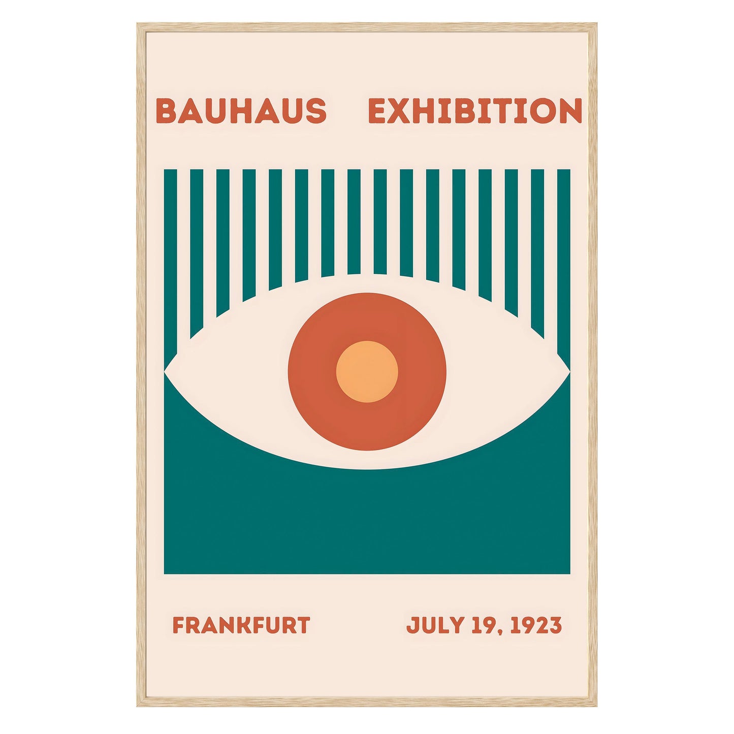 Bauhaus Eye Framed Print