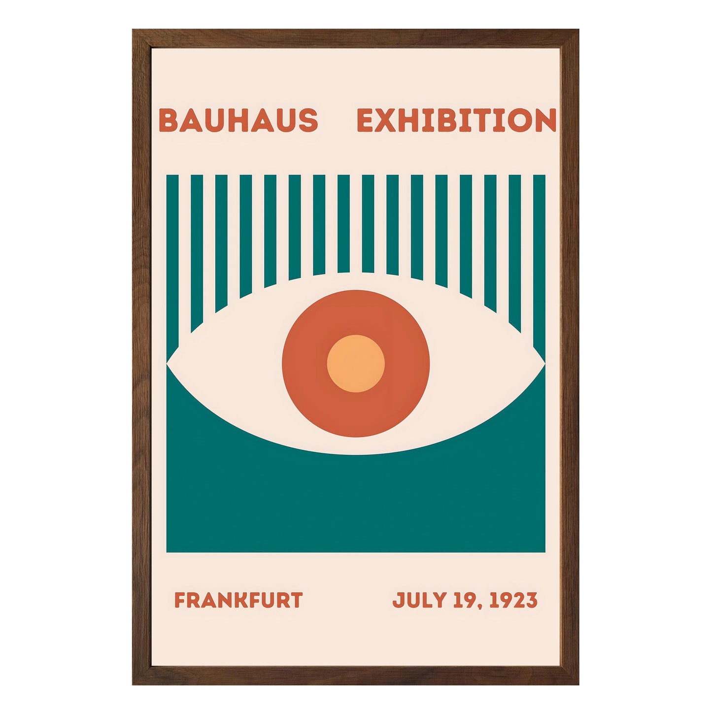 Bauhaus Eye Framed Print