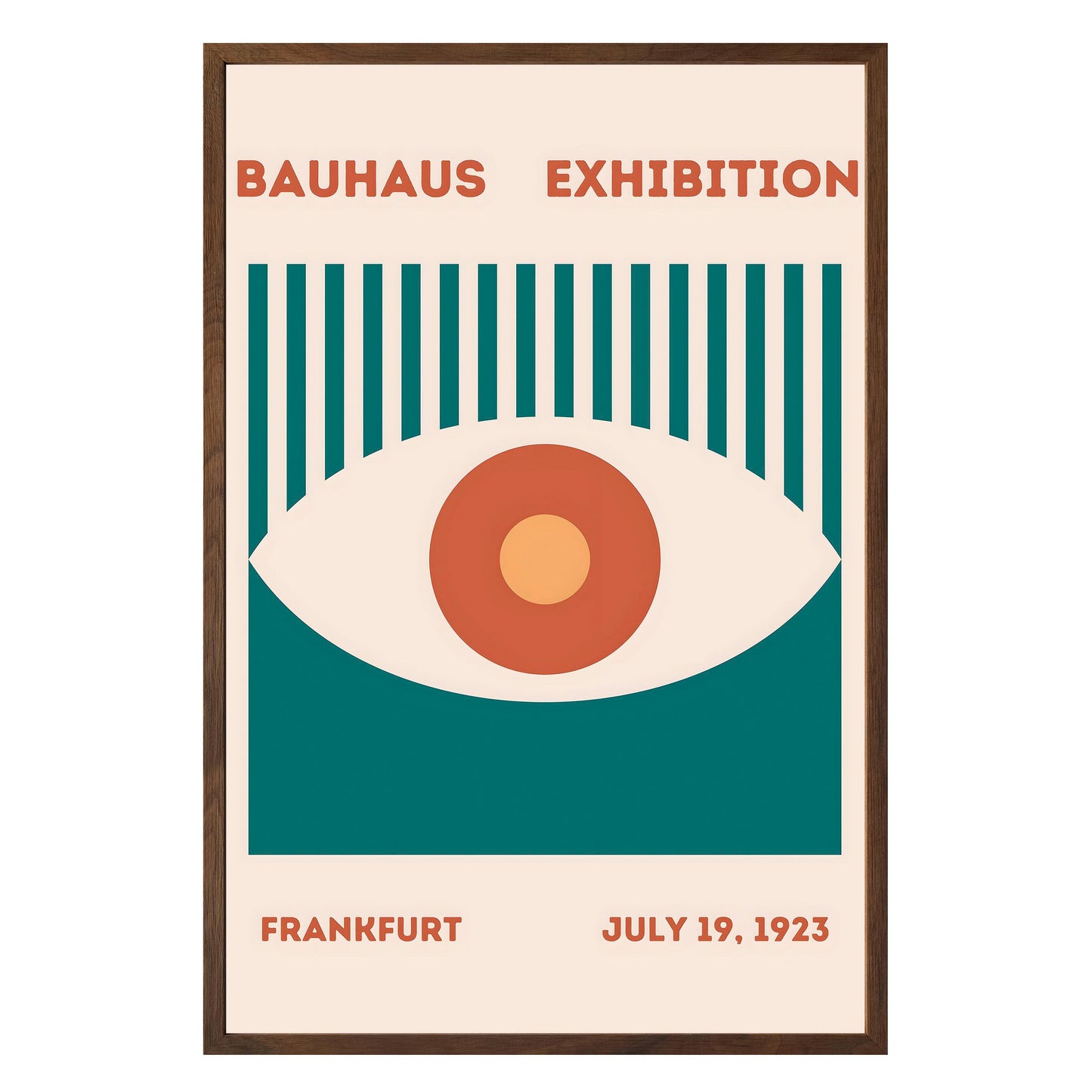 Bauhaus Eye Framed Print