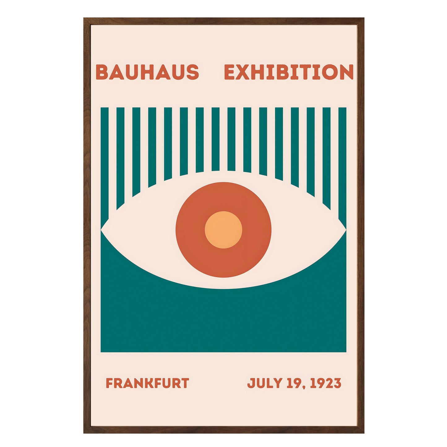 Bauhaus Eye Framed Print