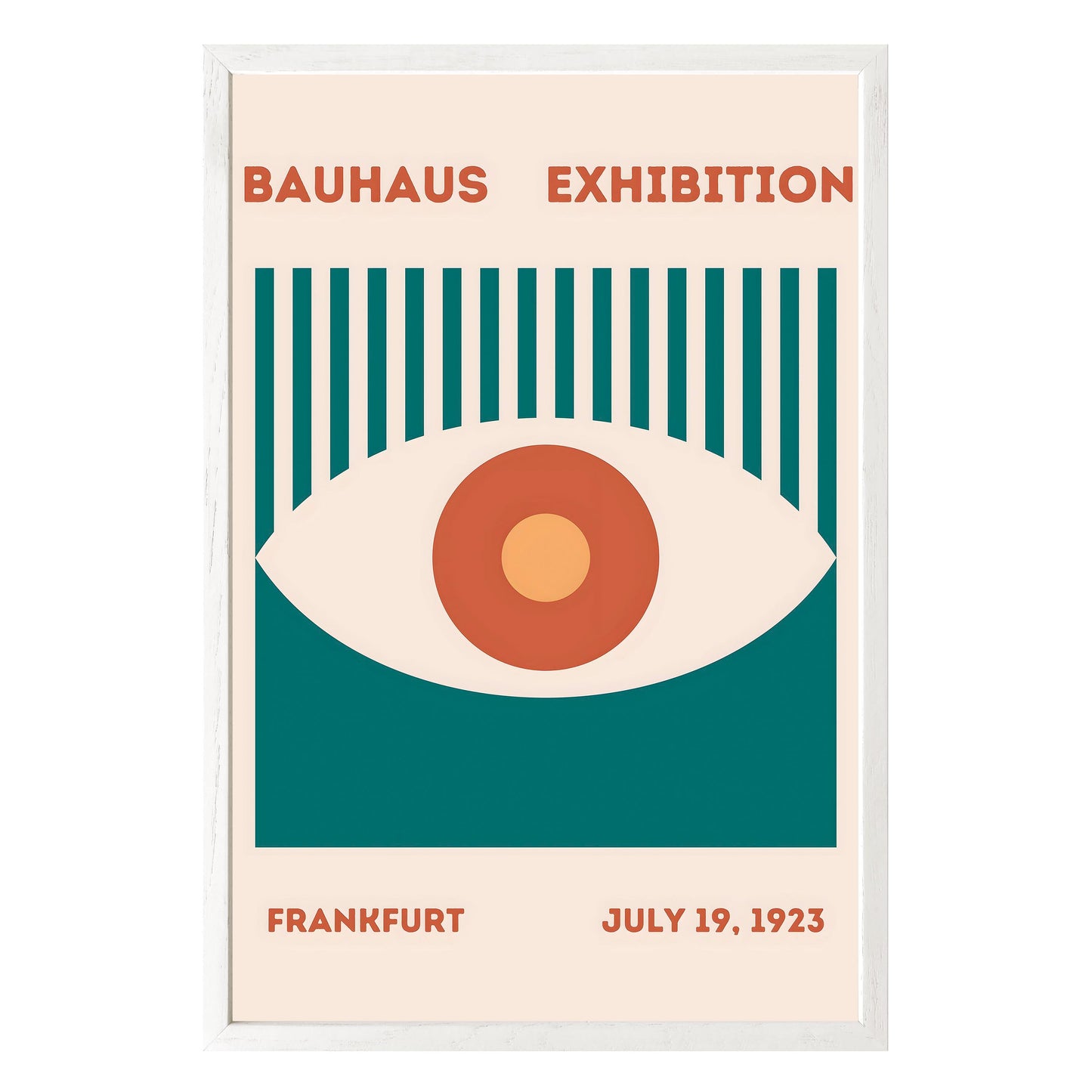 Bauhaus Eye Framed Print