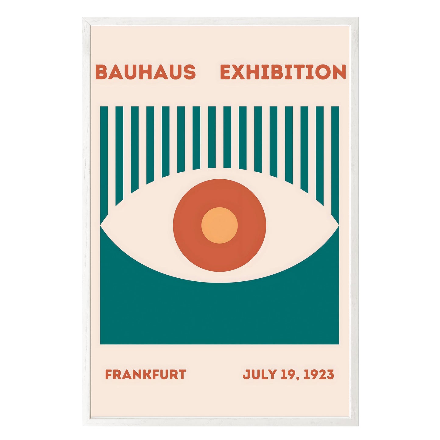 Bauhaus Eye Framed Print