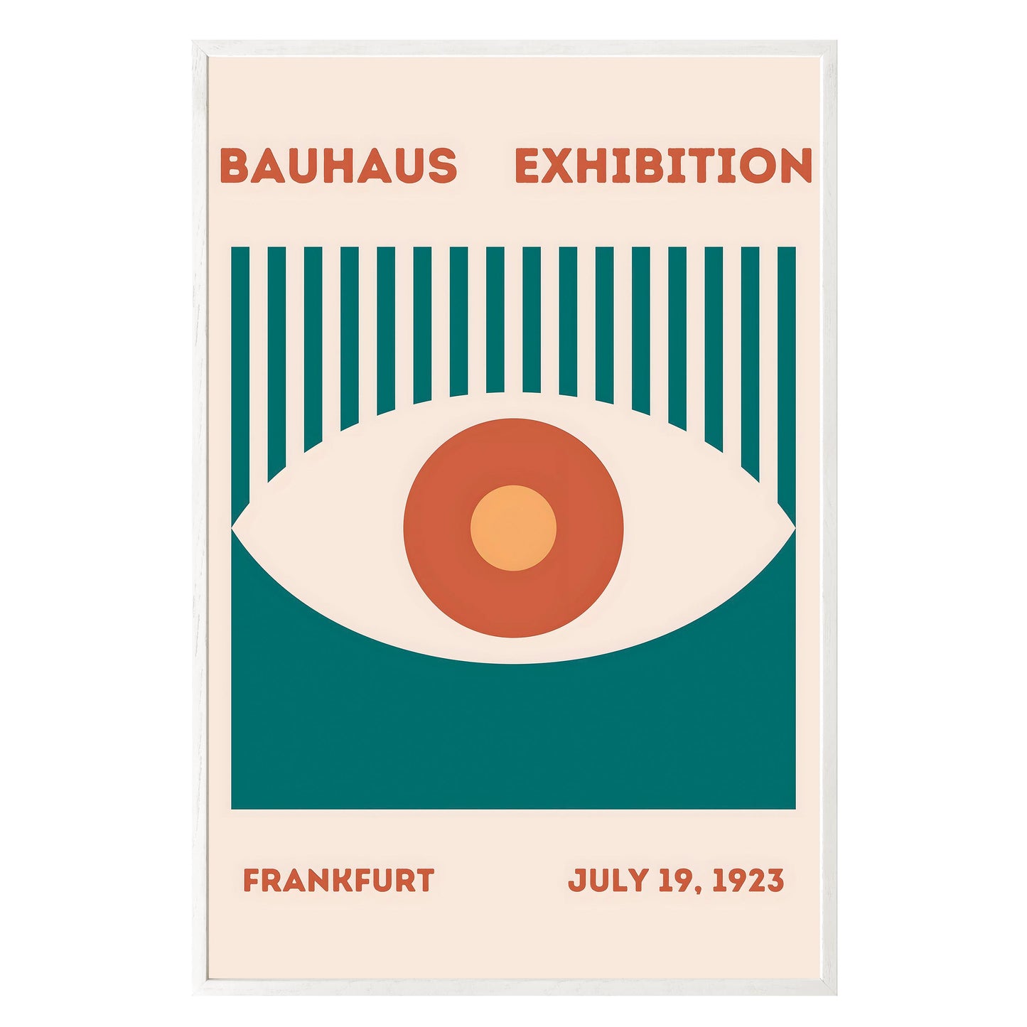 Bauhaus Eye Framed Print