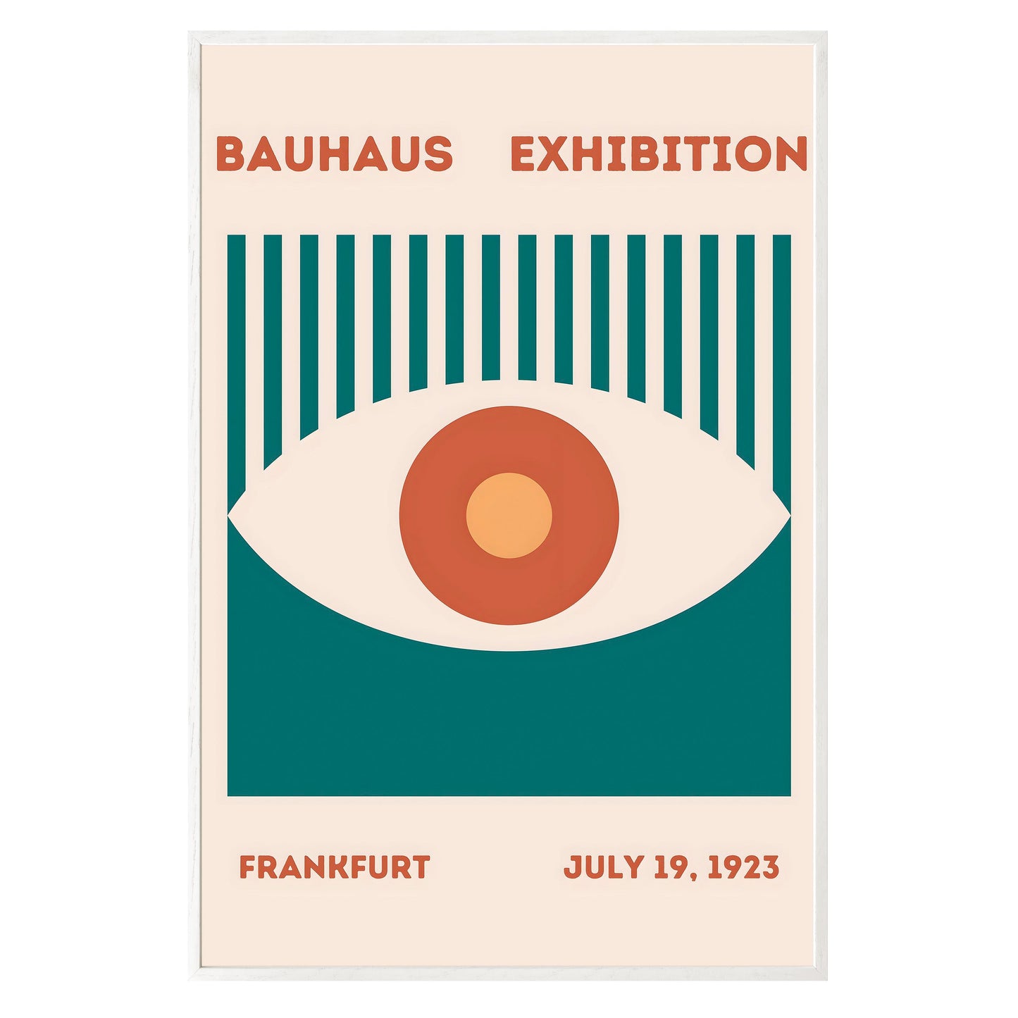 Bauhaus Eye Framed Print