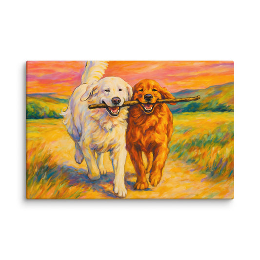 Best Friends Forever Extra Large Canvas 60″x40″ - Masterpiece Print