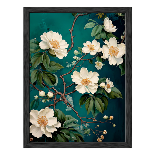 Blooming Serenity Framed Print - Masterpiece Print