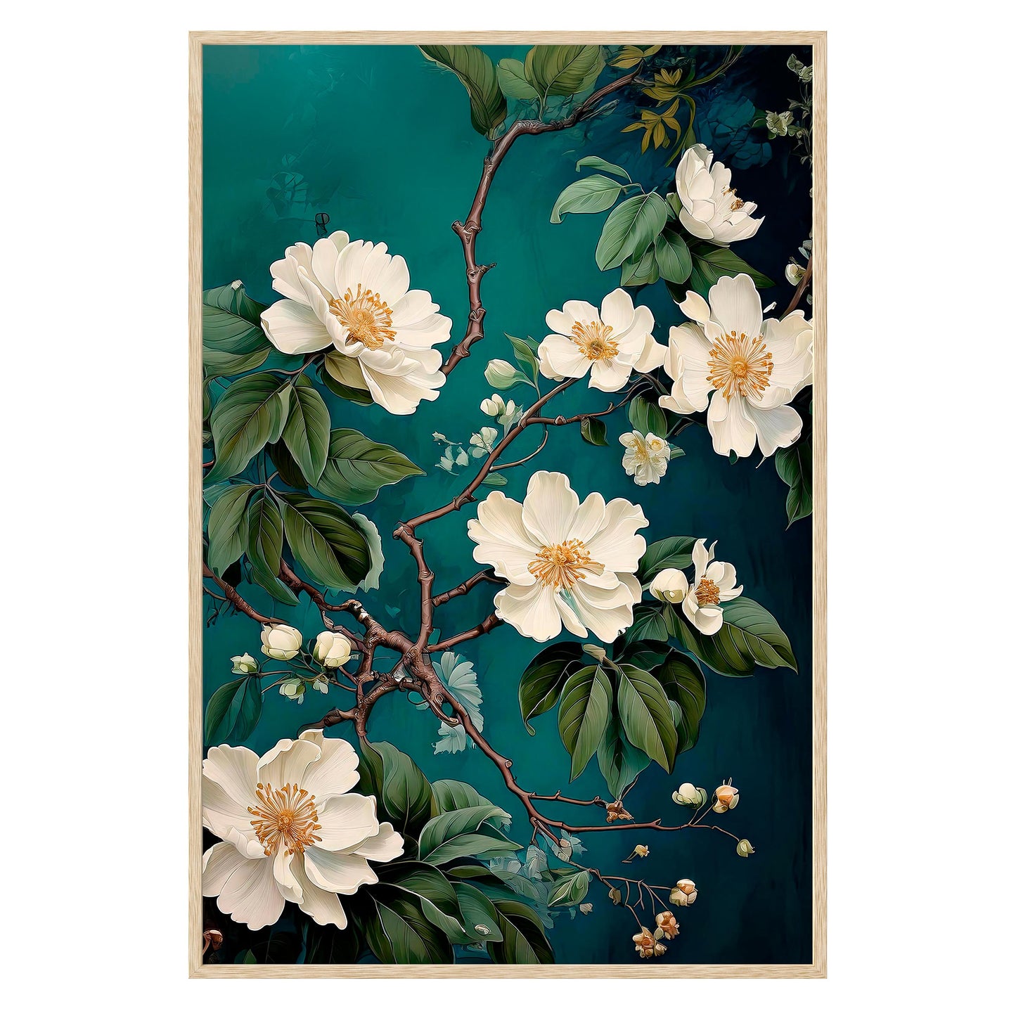 Blooming Serenity Framed Print