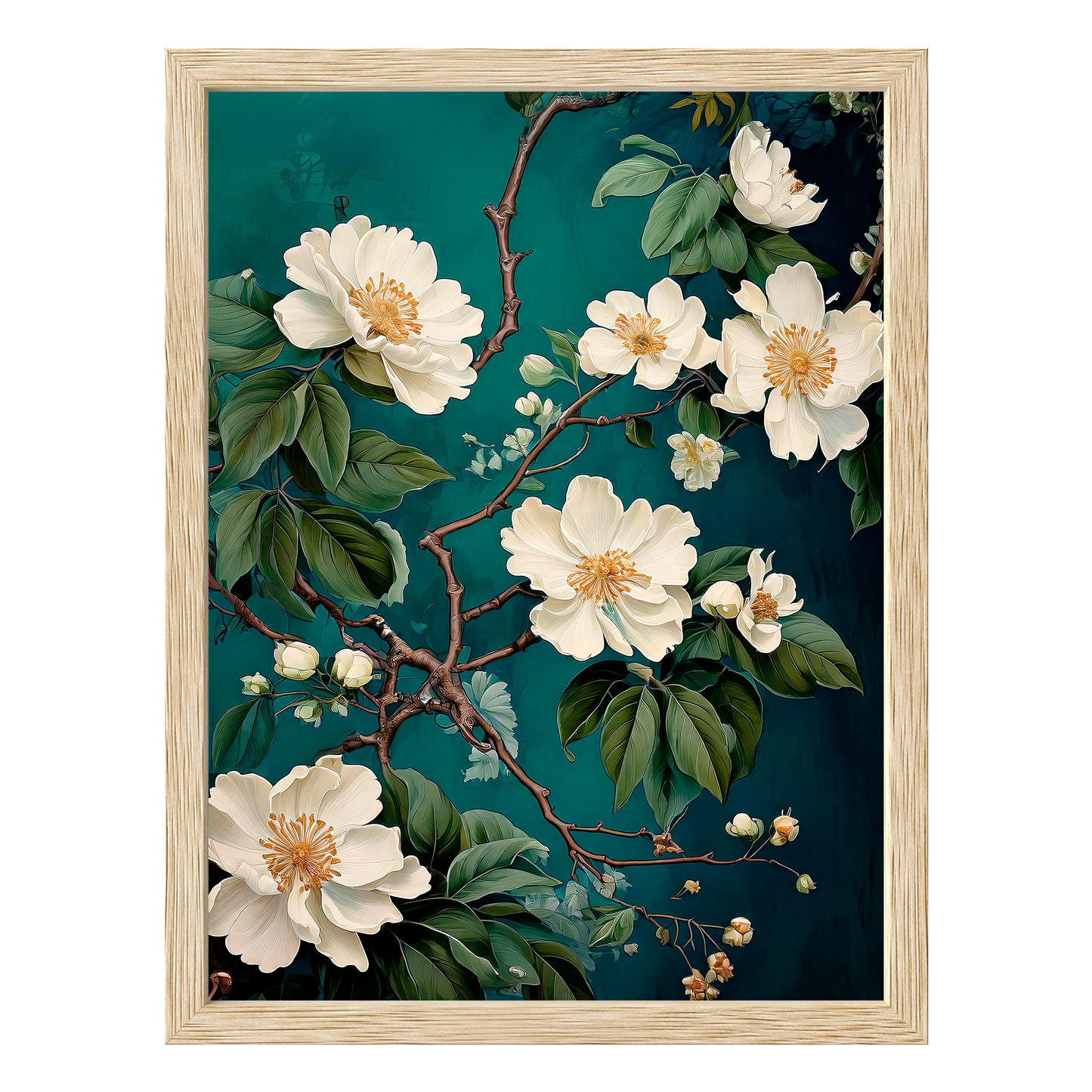 Blooming Serenity Framed Print