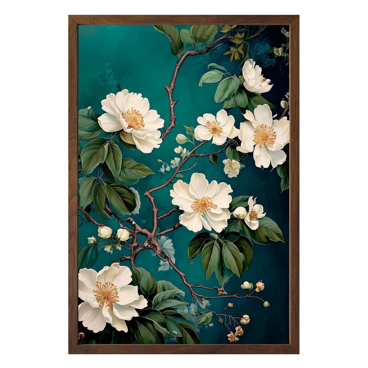 Blooming Serenity Framed Print