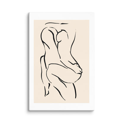 Body Language Extra Large Canvas 40″×60″ - Masterpiece Print