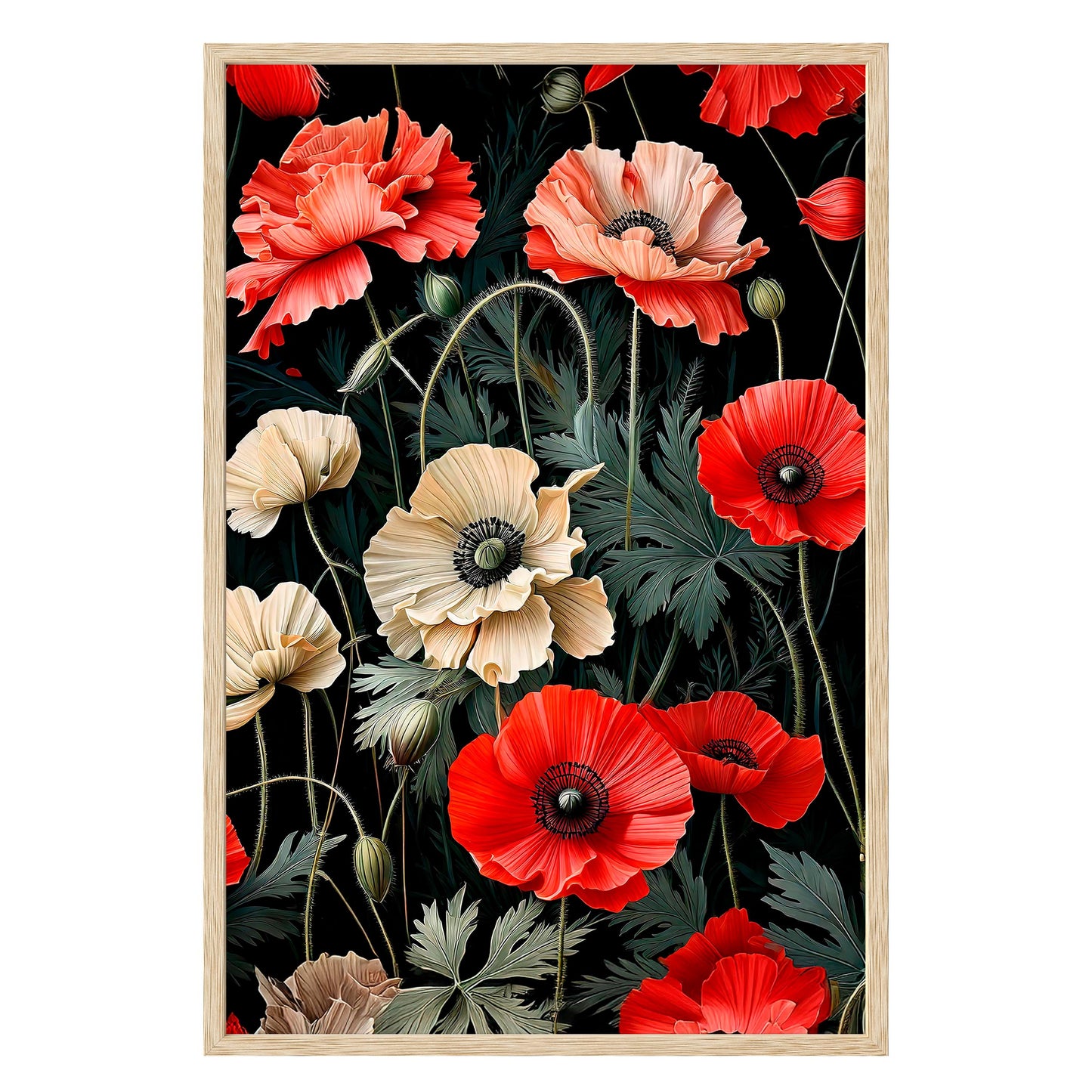 Botanical Elegance Framed Print - Masterpiece Print