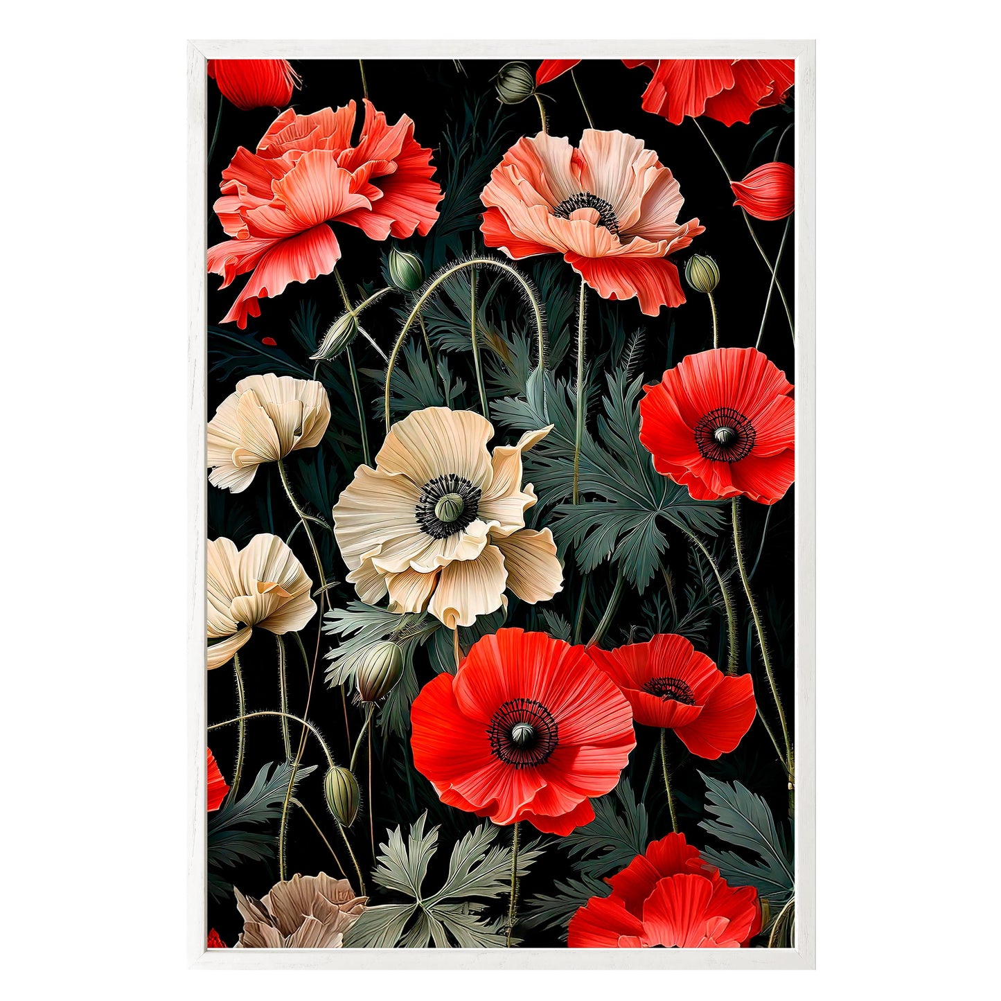Botanical Elegance Framed Print - Masterpiece Print