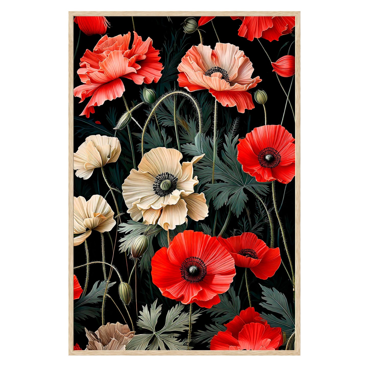 Botanical Elegance Framed Print - Masterpiece Print