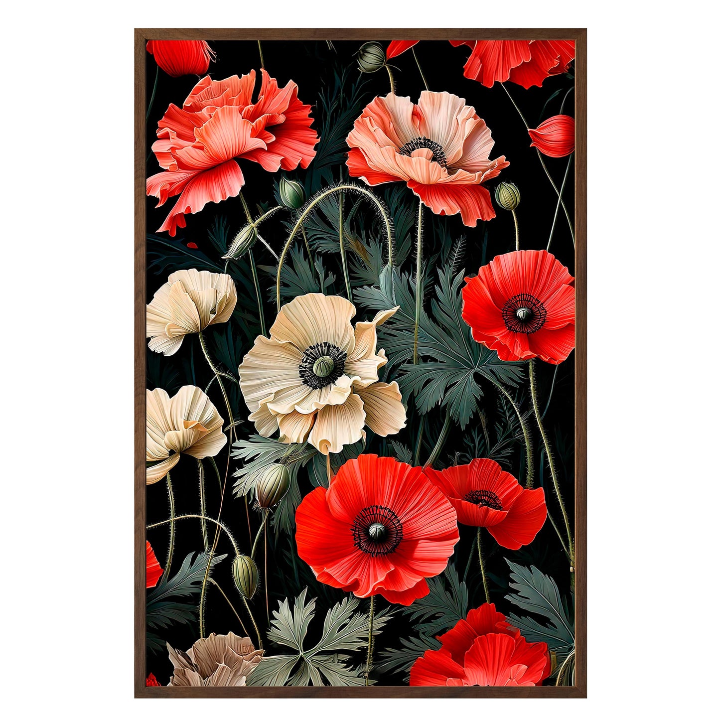 Botanical Elegance Framed Print - Masterpiece Print
