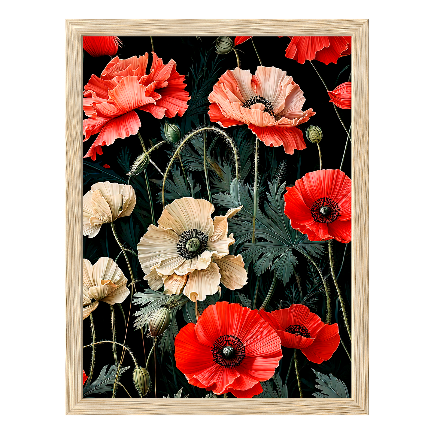 Botanical Elegance Framed Print - Masterpiece Print