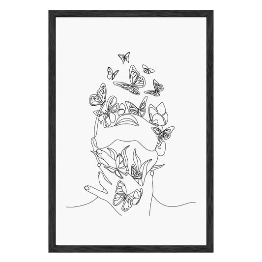 Butterfly Dream Framed Print - Masterpiece Print