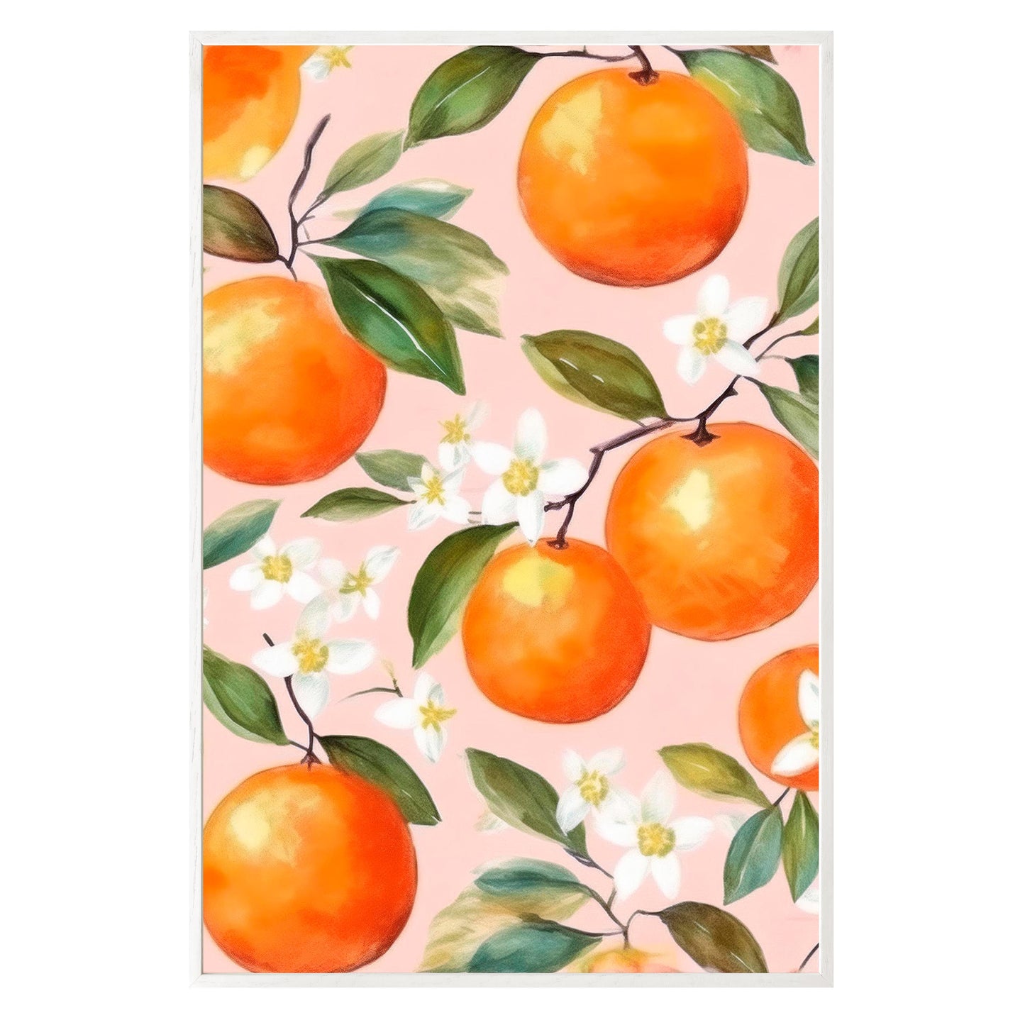 Citrus Bliss Framed Print - Masterpiece Print